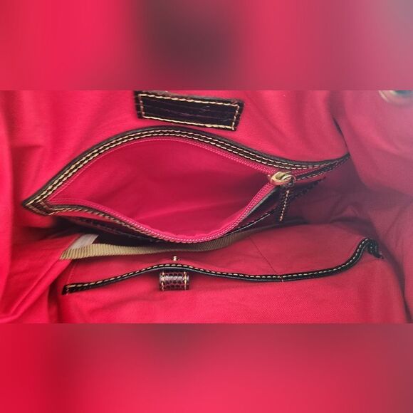 Dooney & Bourke Lizard Embossed Drawstring Shoulder Bag - Picture 9 of 15